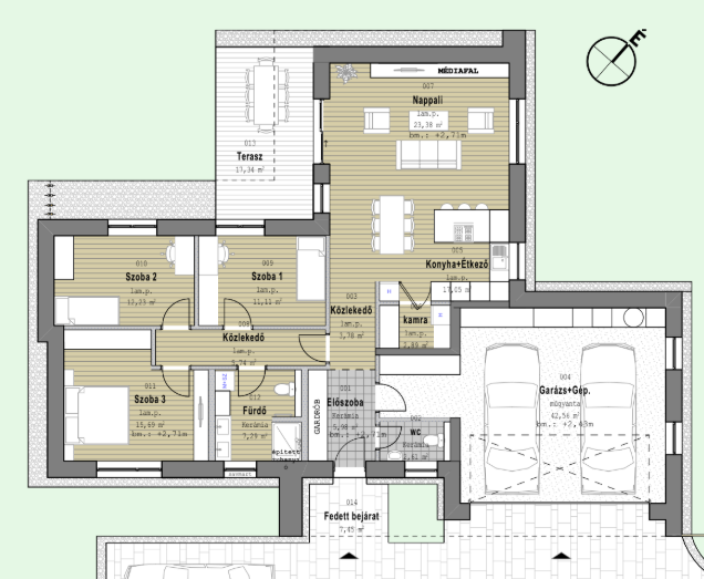 Zagoni családi ház részlet