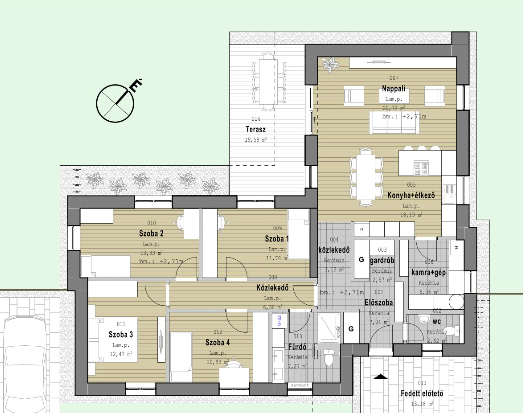 Zagoni családi ház részlet