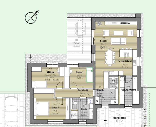 Zagoni családi ház részlet