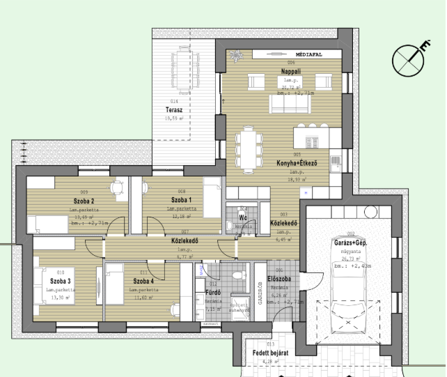 Zagoni családi ház részlet